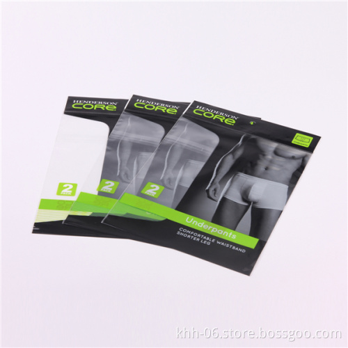 Wholesale factory price men underwear plastic warterproof ziplock bags